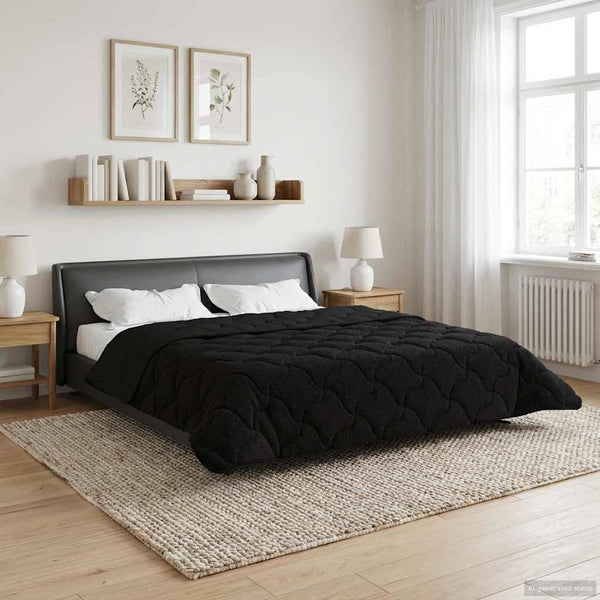 Talvityyny 200 x 220 cm Talvi Musta Hengittävä