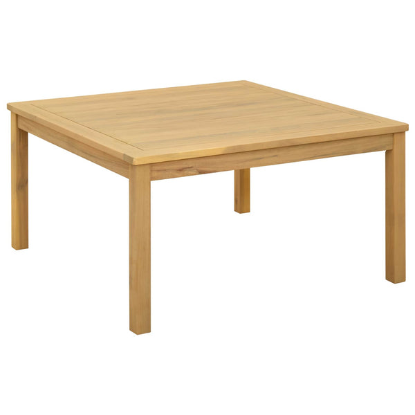 Sohvapöytä Vaalea akasia 85 x 85 x 45 cm Tiheä akasiapuu