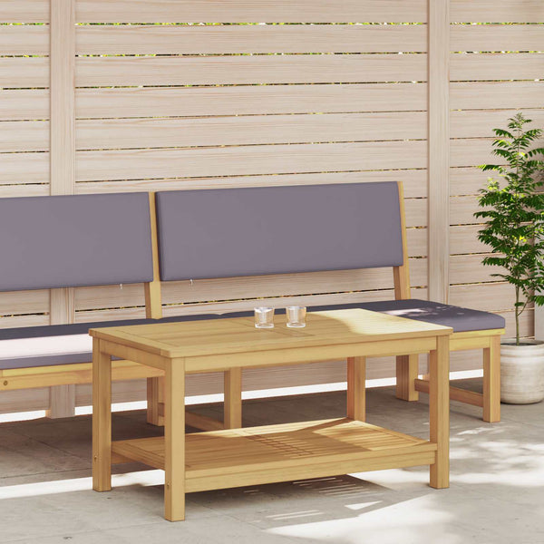 Sivupöytä Öljyinen luonnollinen 90 x 50 x 45 cm Tiheä akasiapuu