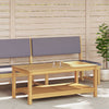 Sivupöytä Öljyinen luonnollinen 110 x 55 x 45 cm