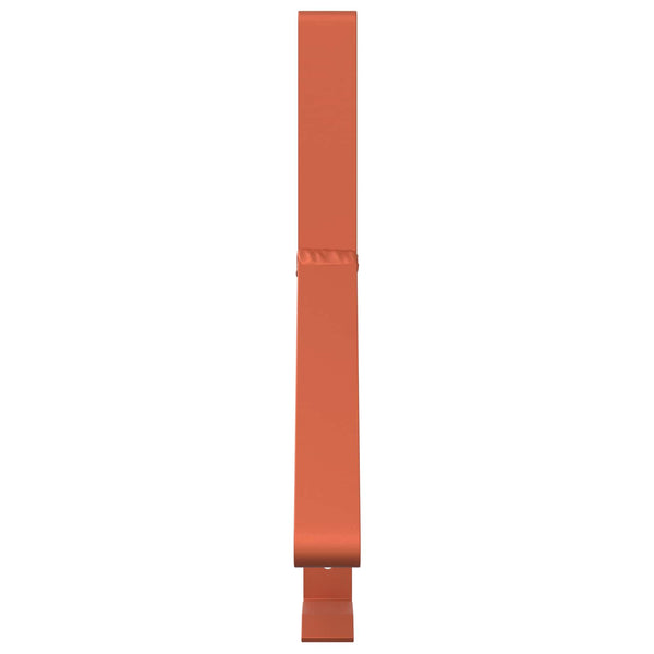 Lumilukon tuki 2 kpl Punainen 29,5 x 3 x 34,5 cm Teräs