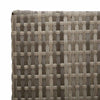 Korkea ruukku Harmaa 55 x 22 x 70 cm polyrottinki