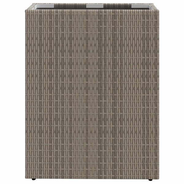 Korkea ruukku Harmaa 55 x 22 x 70 cm polyrottinki