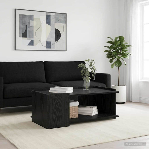 Sohvapöytä Musta tammi 90 x 50 x 33 cm Tekninen puu