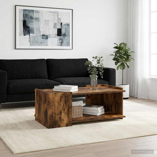 Sohvapöytä Savutammi 90 x 50 x 33 cm Tekninen puu