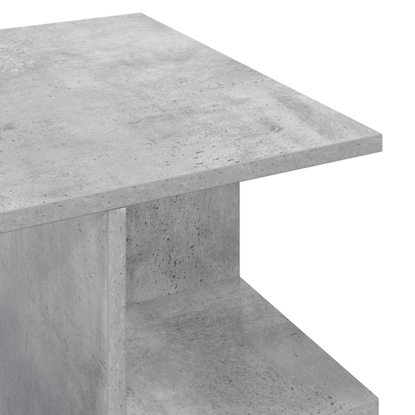 Sohvapöytä Betoninharmaa 87 x 50 x 45 cm Käsitelty puu