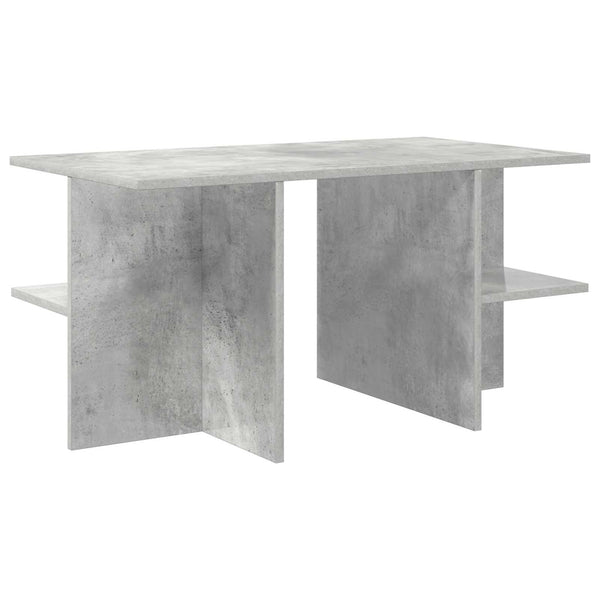 Sohvapöytä Betoninharmaa 87 x 50 x 45 cm Käsitelty puu