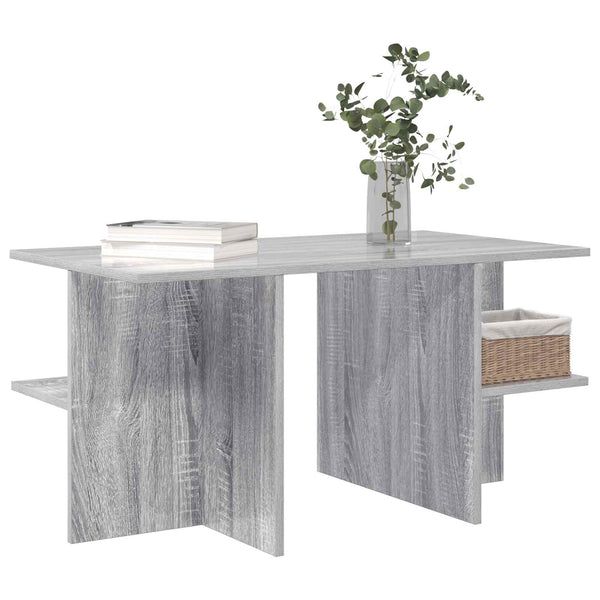 Sohvapöytä Harmaa sonoma 87 x 50 x 45 cm Käsitelty puu