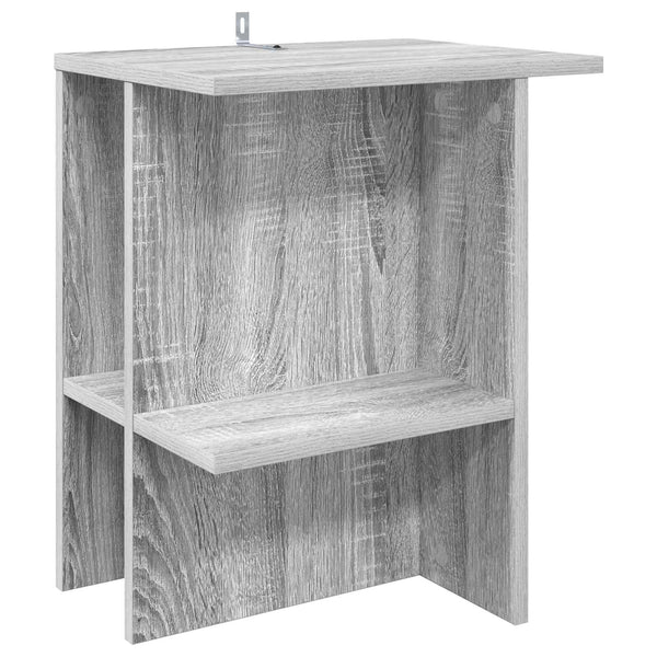 Sohvapöytä 2 kpl Harmaa sonoma 40 x 30 x 49 cm Tekninen puu
