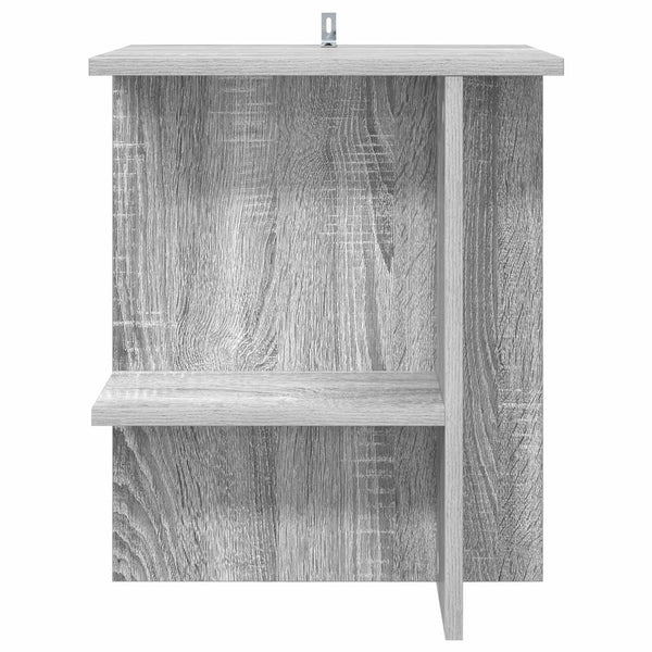 Sohvapöytä 2 kpl Harmaa sonoma 40 x 30 x 49 cm Tekninen puu