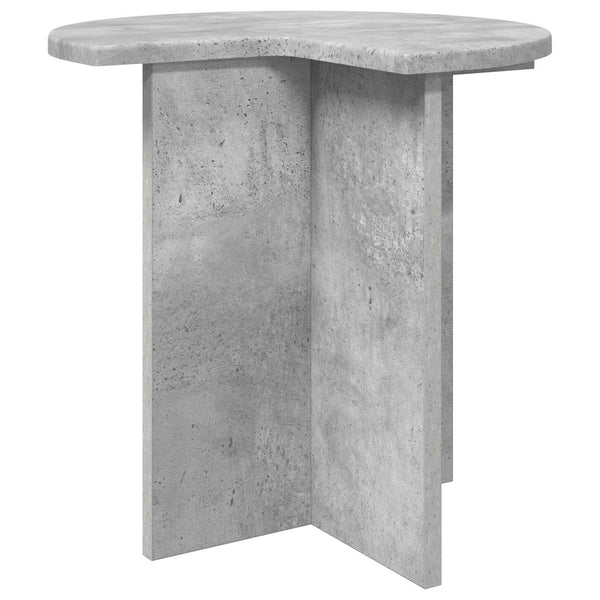 Sivupöytä 2 pcs Betoninharmaa Ø 39 x 38 cm Tekninen puu