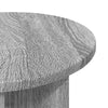 Sivupöytä 2 pcs Harmaa sonoma Ø 39 x 38 cm Tekninen puu