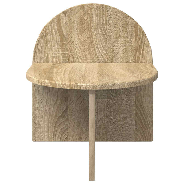Yöpöytä 2 kpl Sonoma-tammi 40 x 35,5 x 45,5 cm Käsitelty puu