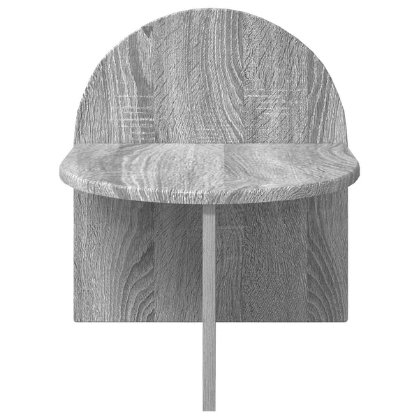 Yöpöytä 2 kpl Harmaa sonoma 40 x 35,5 x 45,5 cm Käsitelty puu