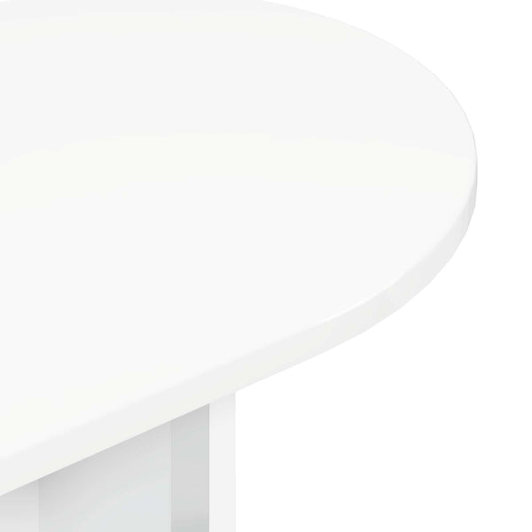 Konsolipöytä valkoinen 100 x 39,5 x 75 cm Tekninen puu