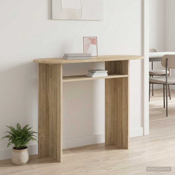 Konsolipöytä Sonoma-tammi 100 x 39,5 x 75 cm Tekninen puu