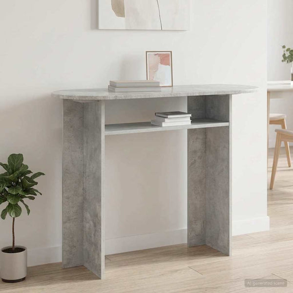 Konsolipöytä Betoninharmaa 100 x 39,5 x 75 cm Tekninen puu
