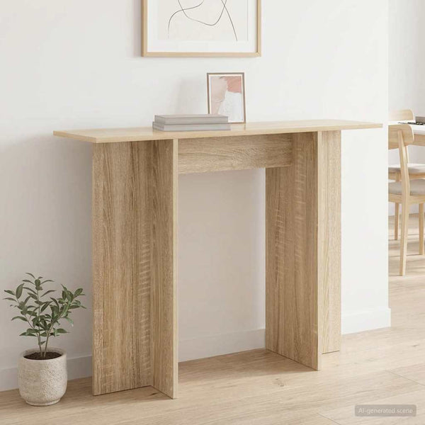 Konsolipöytä Sonoma-tammi 100 x 30 x 75 cm Tekninen puu
