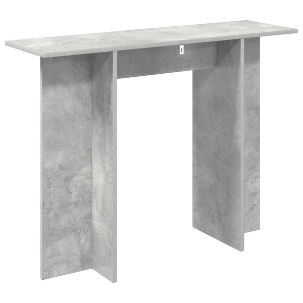 Konsolipöytä Betoninharmaa 100 x 30 x 75 cm Tekninen puu