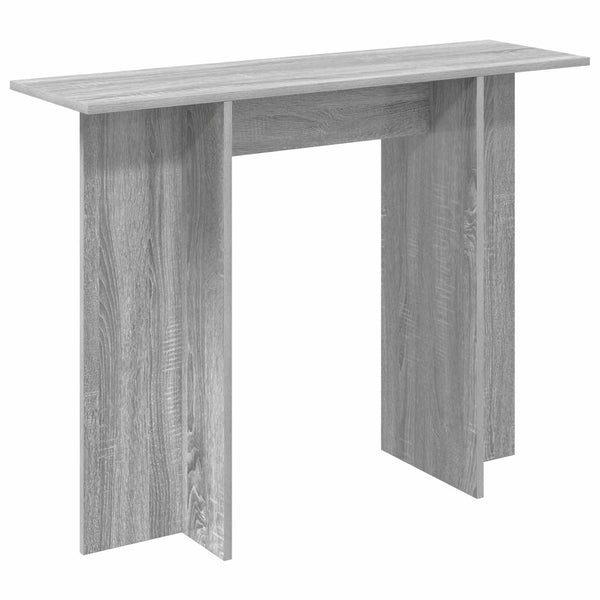 Konsolipöytä Harmaa sonoma 100 x 30 x 75 cm Tekninen puu
