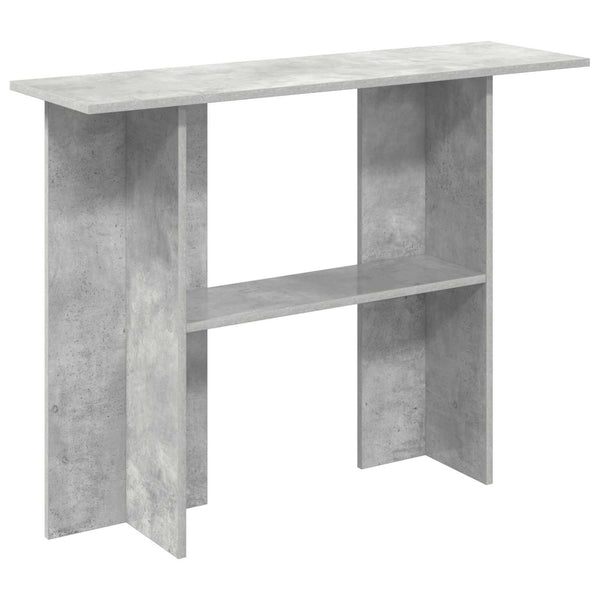Konsolipöytä Betoninharmaa 100 x 30 x 75 cm Tekninen puu