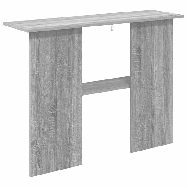 Konsolipöytä Harmaa sonoma 100 x 30 x 75 cm Tekninen puu