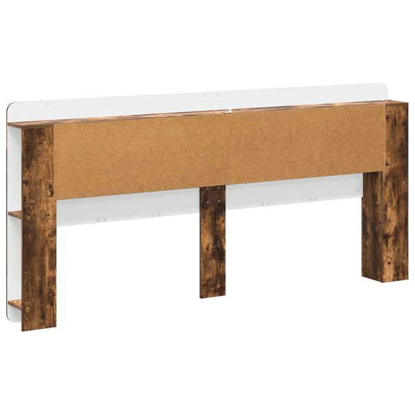 Päätykaappi Savustettu Tammi 215 x 18,5 x 100 cm Käsitelty puu
