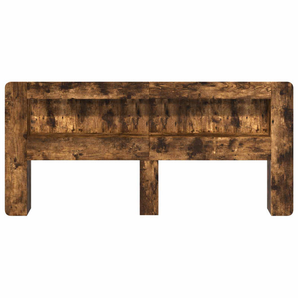 Päätykaappi Savustettu Tammi 215 x 18,5 x 100 cm Käsitelty puu