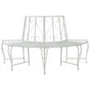 Puun penkki 4 -istuttava 160 x 80 x 89 cm steel