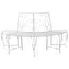 Puun penkki 4 -istuttava 160 x 80 x 89 cm steel