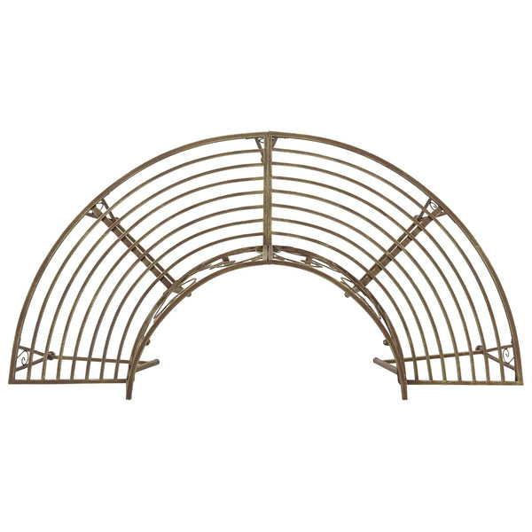 Puun penkki 4 -istuttava 160 x 80 x 89 cm steel Antiikkiruskear