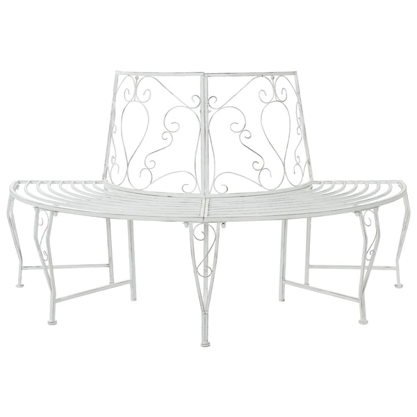 Puun penkki 4 -istuttava 160 x 80 x 89 cm steel
