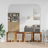 Käytännöllinen koiraportti jalustoilla 4 kpl Vanha puu 241 cm