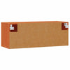 Seinäkaappi 2 kpl Vaha ruskea 80 x 30 x 30 cm Massiivinen mänty