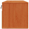 Seinäkaappi 2 kpl Vaha ruskea 80 x 30 x 30 cm Massiivinen mänty