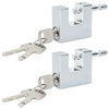 Riippulukko 2 pcs Hopea Teräs