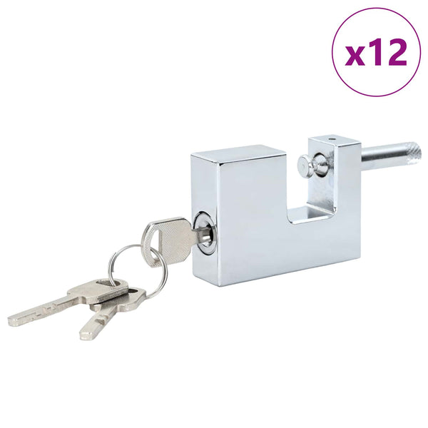 Riippulukko 12 pcs Hopea Teräs