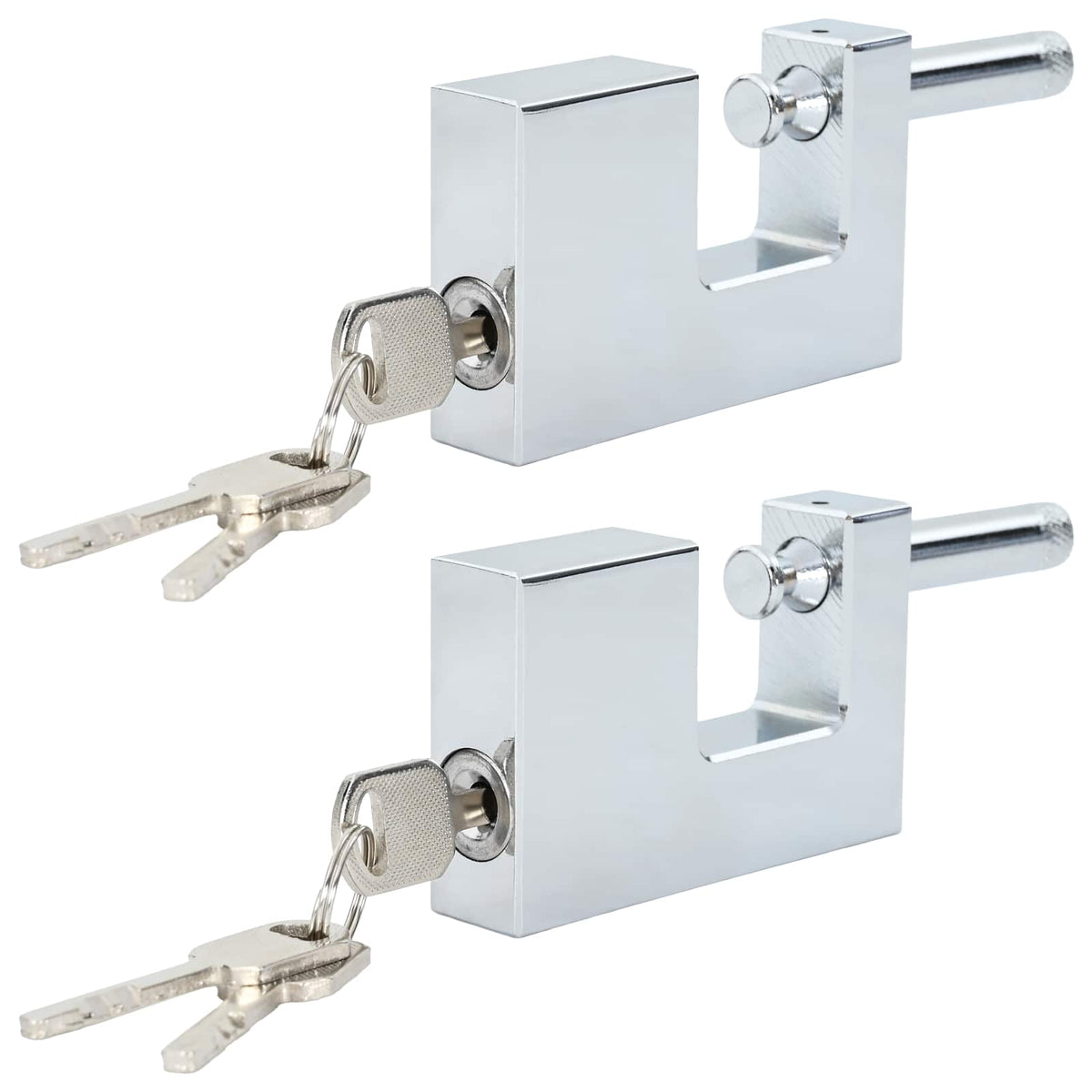 Riippulukko 2 pcs Hopea Teräs