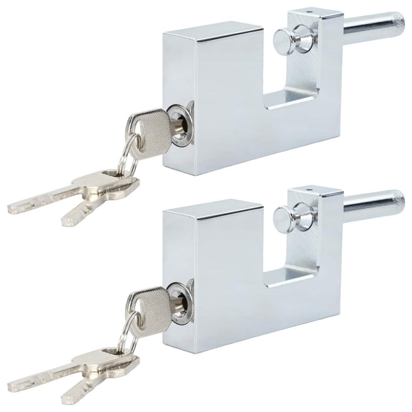 Riippulukko 2 pcs Hopea Teräs