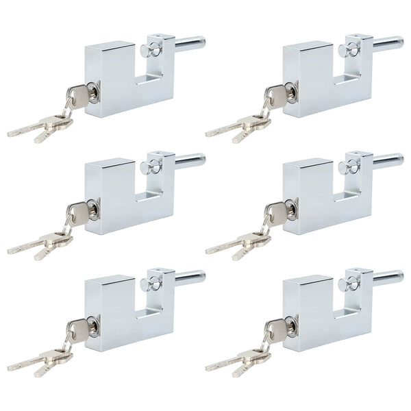 Riippulukko 6 pcs Hopea Teräs