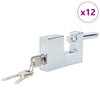 Riippulukko 12 pcs Hopea Teräs