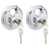 Discus-lukot avaimilla 2 pcs Hopea 9 x 2,8 x 9 cm
