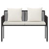 Ulkoilmapenkit 2 -Seater 116 x 56 x 75 cm polyrottinki