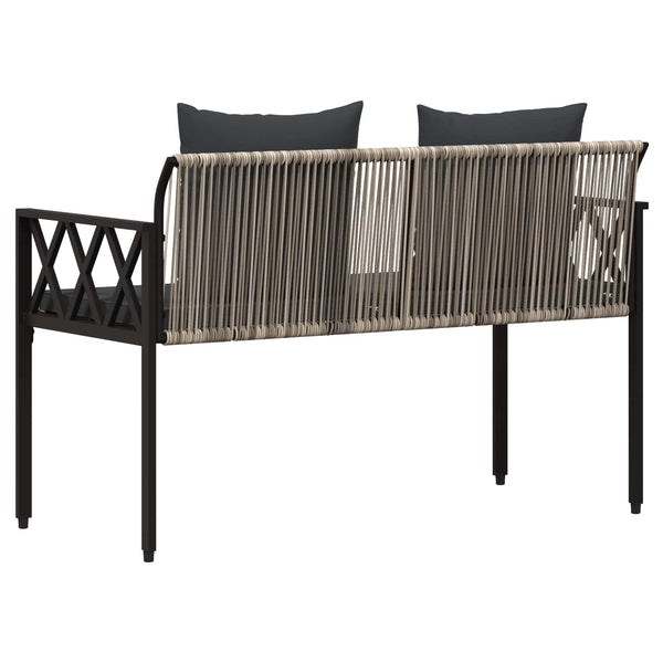 Ulkoilmapenkit 2 -Seater 116 x 56 x 75 cm polyrottinki