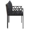 Ulkoilmapenkit 2 -Seater 116 x 56 x 75 cm polyrottinki