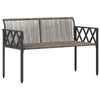 Ulkoilmapenkit 2 -Seater 116 x 56 x 75 cm polyrottinki