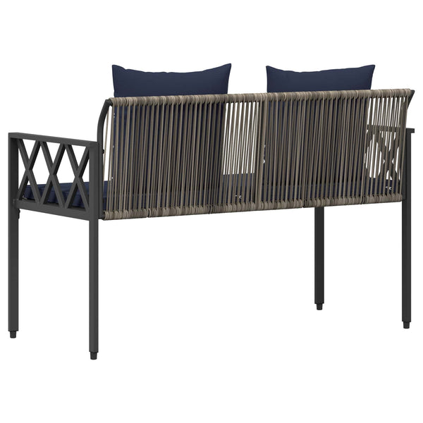 Ulkoilmapenkit 2 -Seater 116 x 56 x 75 cm polyrottinki