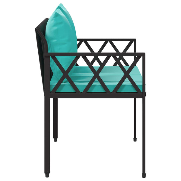 Ulkoilmapenkit 2 -Seater 116 x 56 x 75 cm polyrottinki