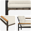 Ulkopenkki 2 -Seater 116 x 67,5 x 72 cm polyrottinki