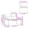 Ulkopenkki 2 -Seater 116 x 67,5 x 72 cm polyrottinki